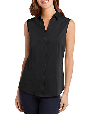 Foxcroft Taylor Sleeveless Non-Iron Shirt Size 12