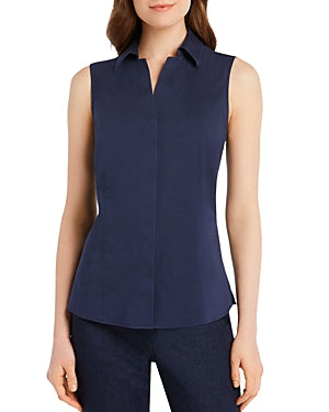 Foxcroft Taylor Sleeveless Non-Iron Shirt Size 12