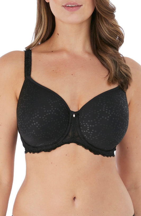 Fantasie by Elomi, Ana Spacer Molded Bra Underwired Size 32G - Black