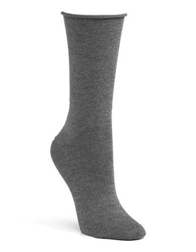 McGregor Bamboo Rayon Flat Knit Socks, Charcoal