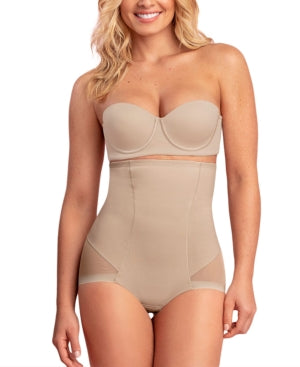 Leonisa High-Waisted Sculpting Shaper Panty  - Nude - M