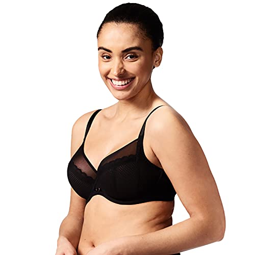 Chantelle Lightweight Plunge Bra, Size 32F Black