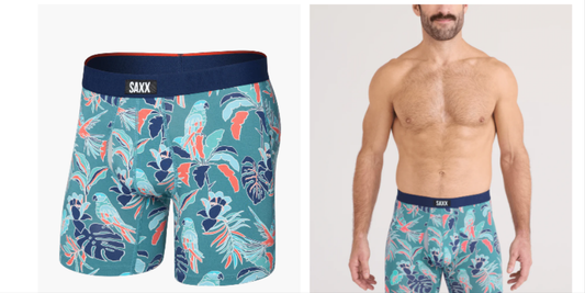 SAXX Island Tropics Seascape Vibe Xtra Soft Fly Boxer Brief  SXVX24F-ITS