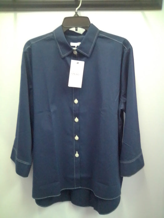Foxcroft, Kelly No Iron Stretch 3/4 Sleeve Shirt