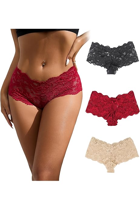 Montelle Red Lace Panties
