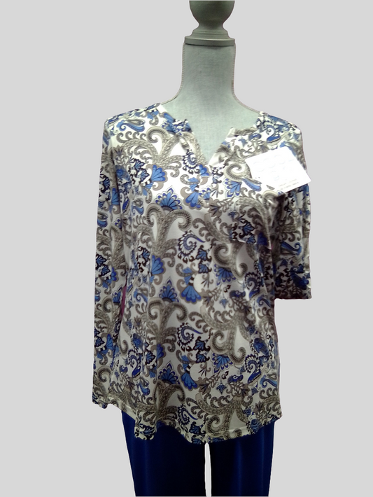 Cool Girl long Sleeve Top - Paisley