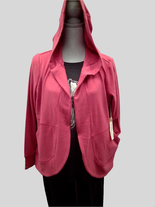 Escape Comfort Cardigan - Garnet