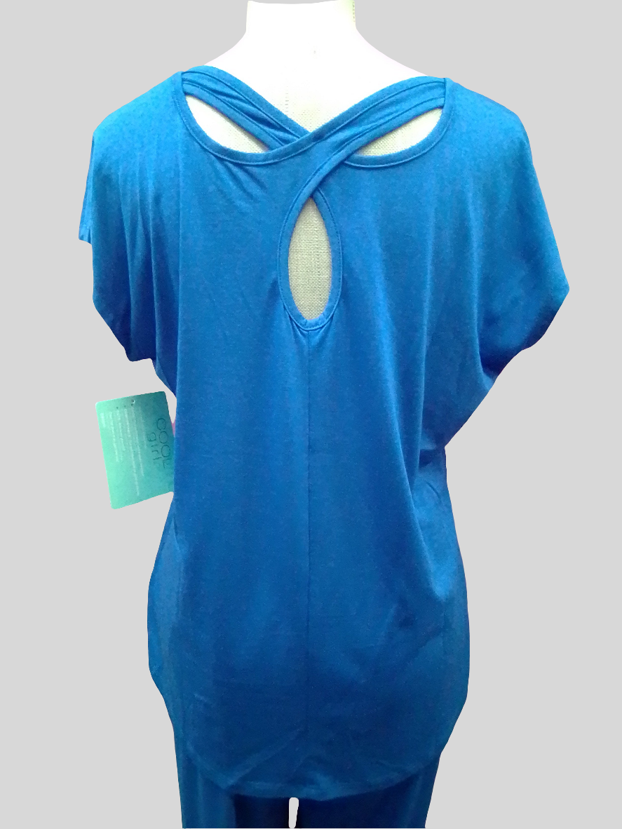 Cool Girl Mai Tai Top, Blue