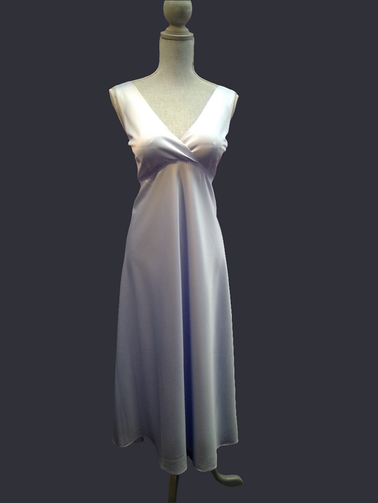 Montelle's Rya Collection Smooth Satin Long Gown - Wisteria