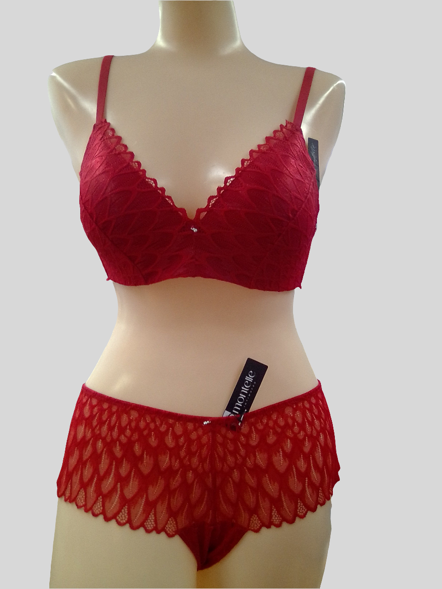 Montelle Red Lace Panties