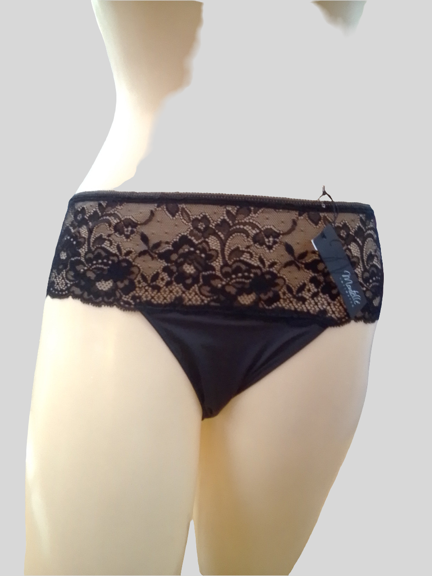 Montelle Intimates Lace-Trimmed Hipster Panty