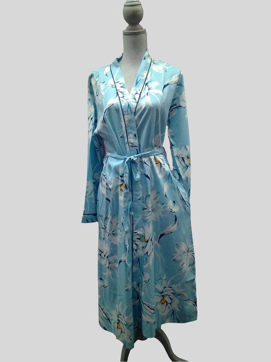 Cyberjammies, Madelyn Womens Floral Print Long Dressing Gown