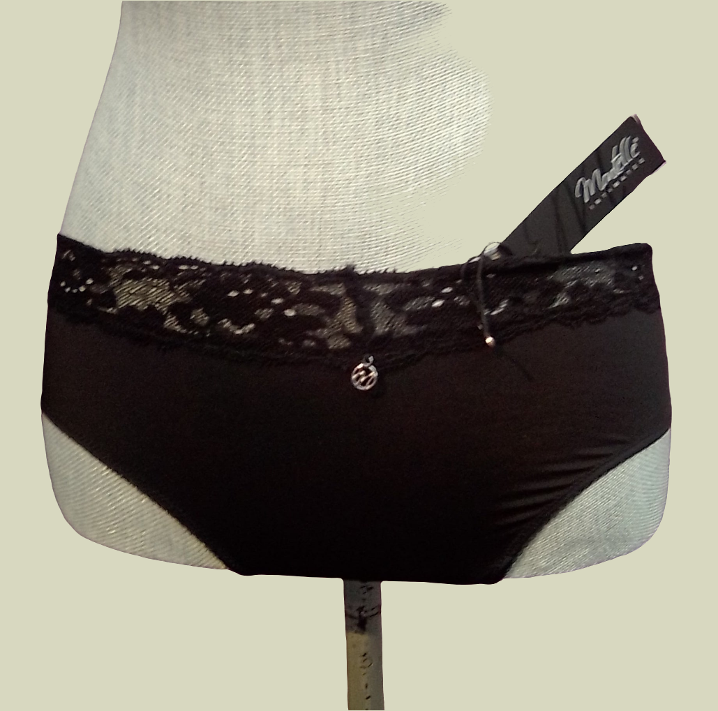 Montelle Intimates Lace Trim Brief Panties
