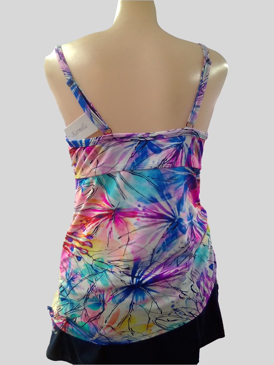 Karmilla Abstract Tankini Top