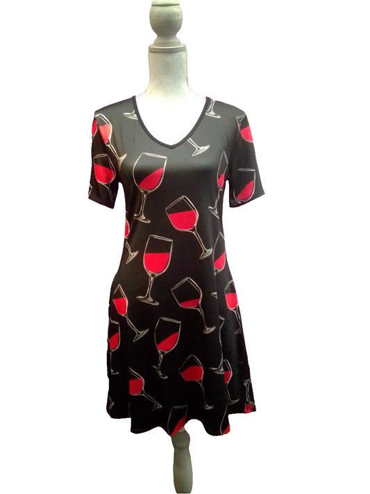 Gilane Milan V-Neck Skater Dress