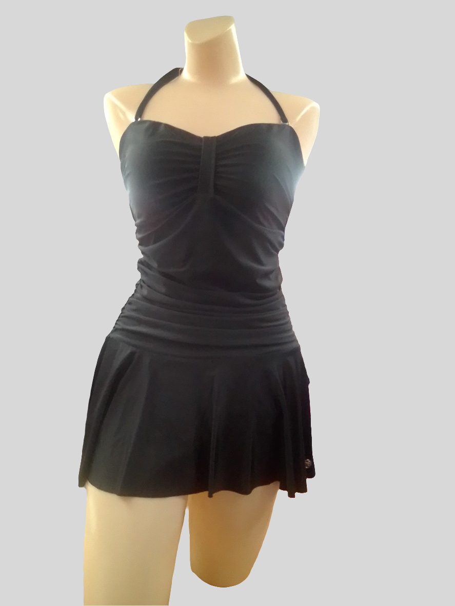 Seaspray Gathered Swim Dress, Long Torso