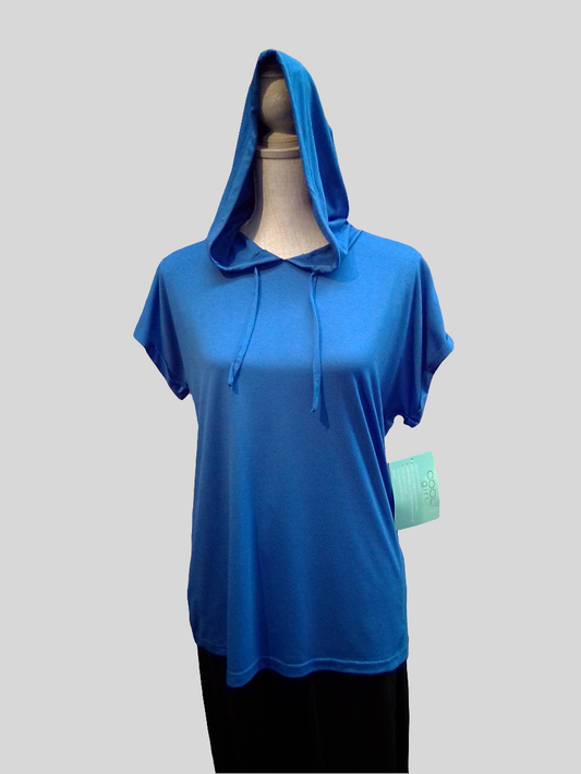 Cool Girl S/S Hoodie - Blue