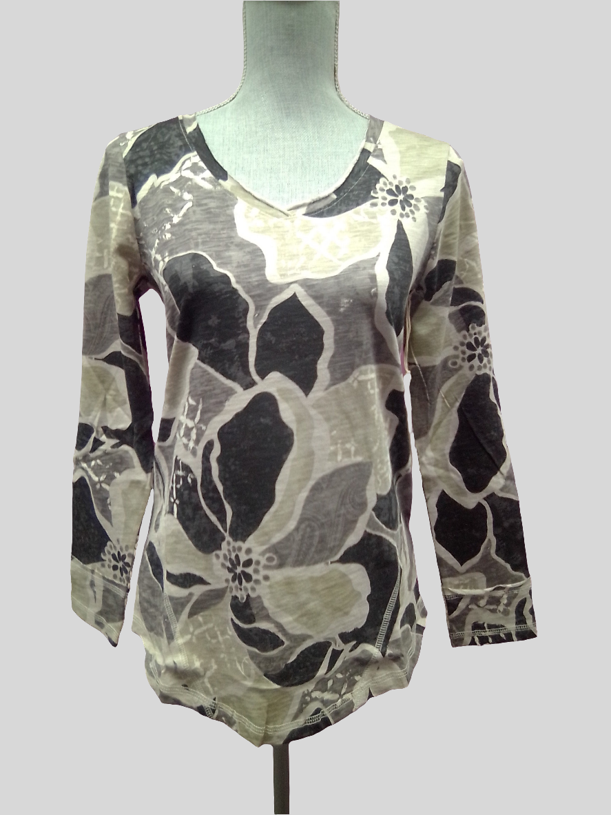 The Escape Laid Back V Neck - Fog