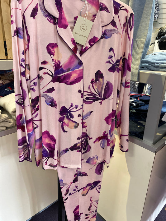 Cyberjammies Floral Pajama Set