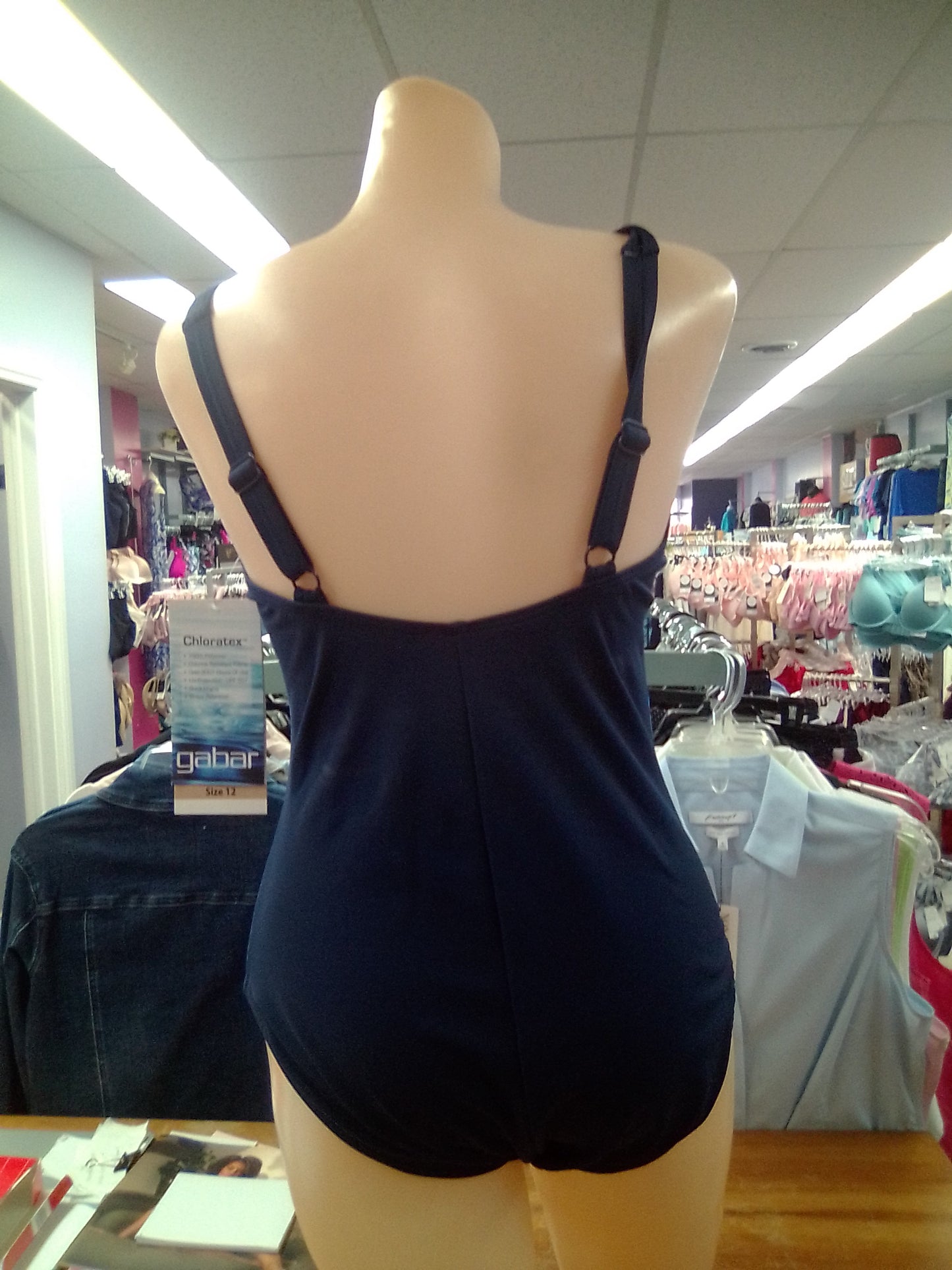 Gabar Blue Tie-Dye Swimsuit