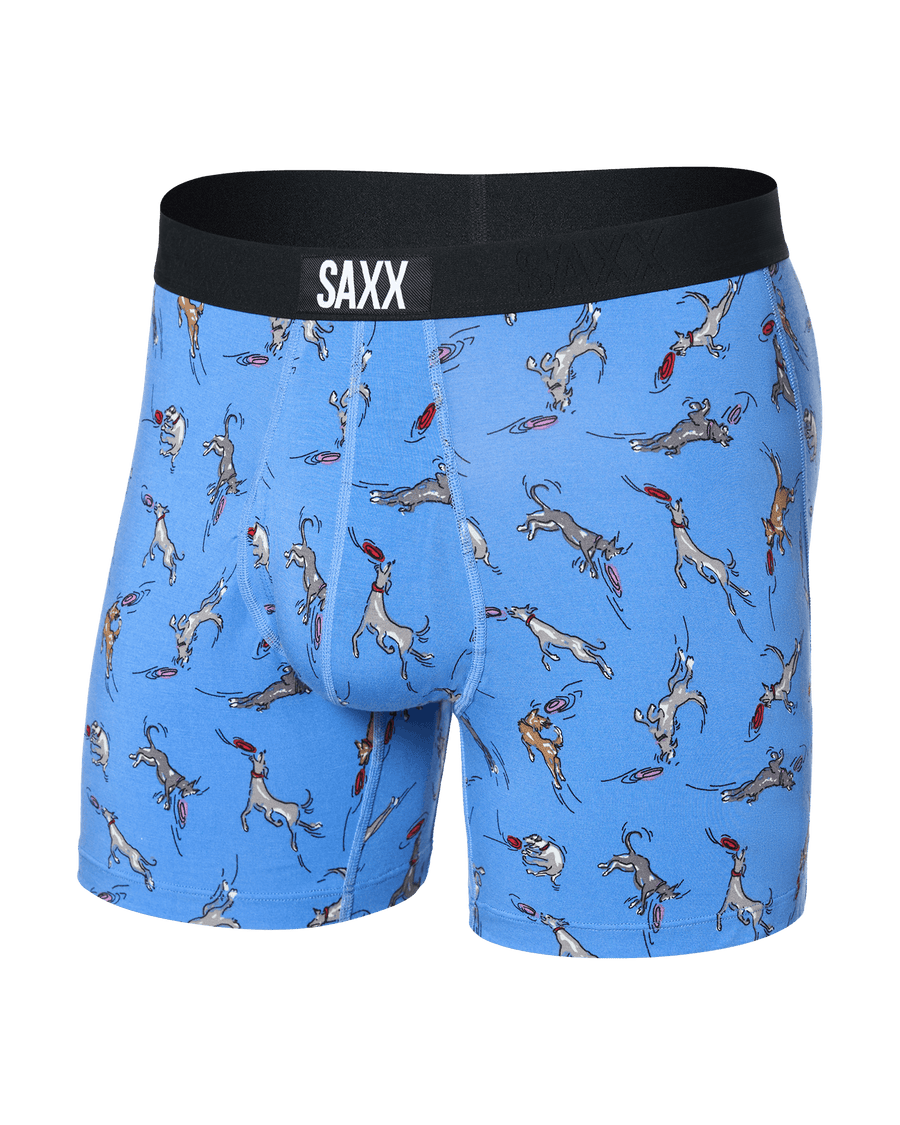 SAXX Dog Print Boxer Briefs
