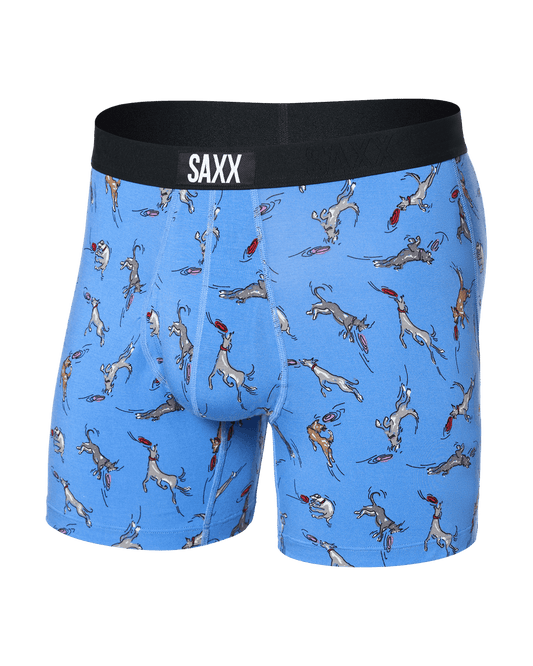 SAXX Dog Print Boxer Briefs