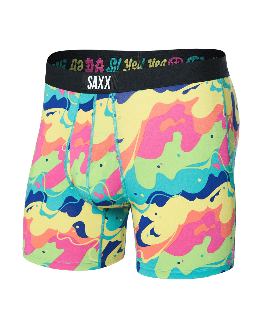 SAXX Psychedelic Print Boxer Briefs