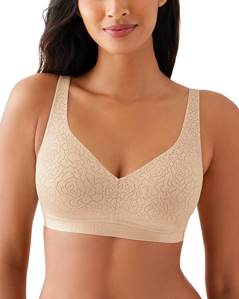 Wacoal Wirefree Side Support Bra in Beige