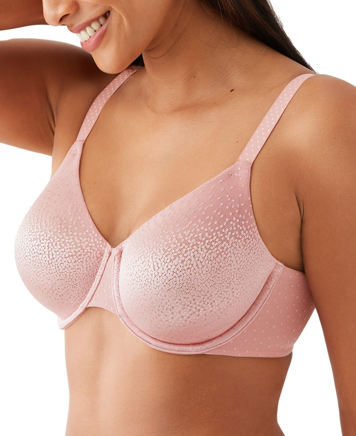 Wacoal Back Appeal Underwire Bra in Rose Elegance