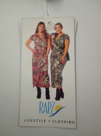 Rapz Black V-Neck Wrap Dress